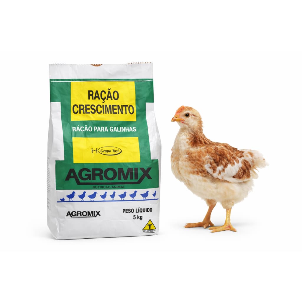 Ração Aves Crescimento Para Galinhas, Pintinho 5kg
