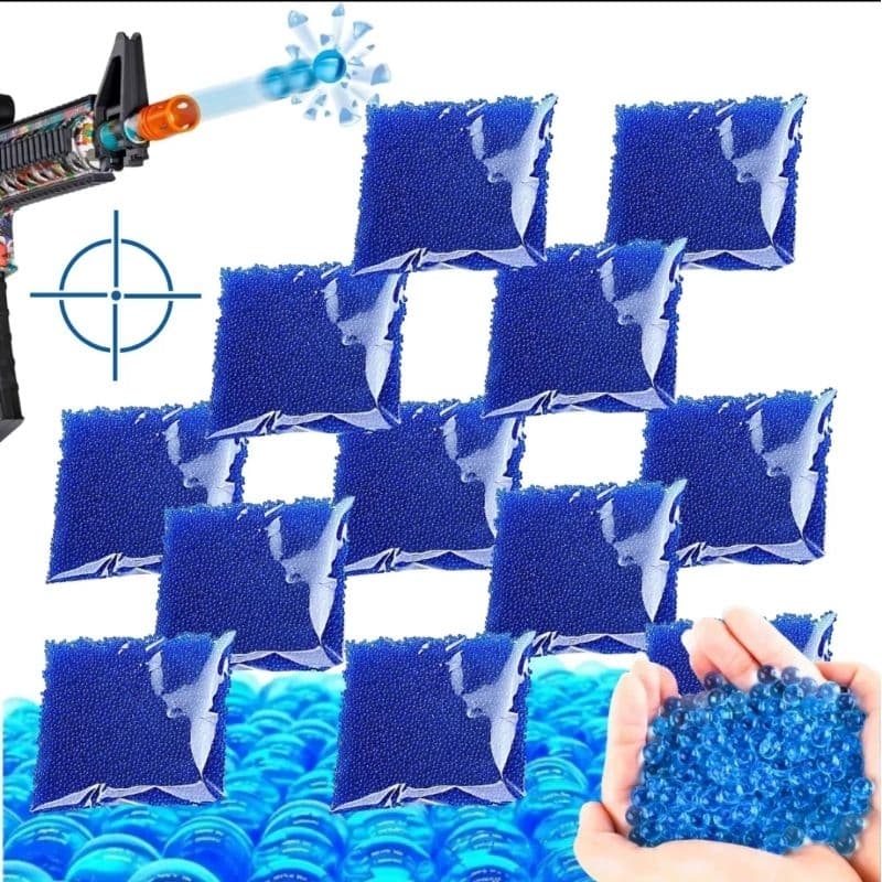 2000 Bolinhas de Gel cresce na água / Hidrogel Para Decoração / Arminha Orbeez / Hidratação de Plantas / DYI