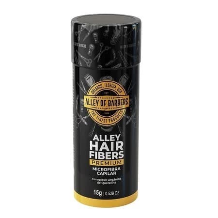 Fibra Capilar Allley of Barbers 15 g – Disfarce de Calvície Preenchimento Instantâneo