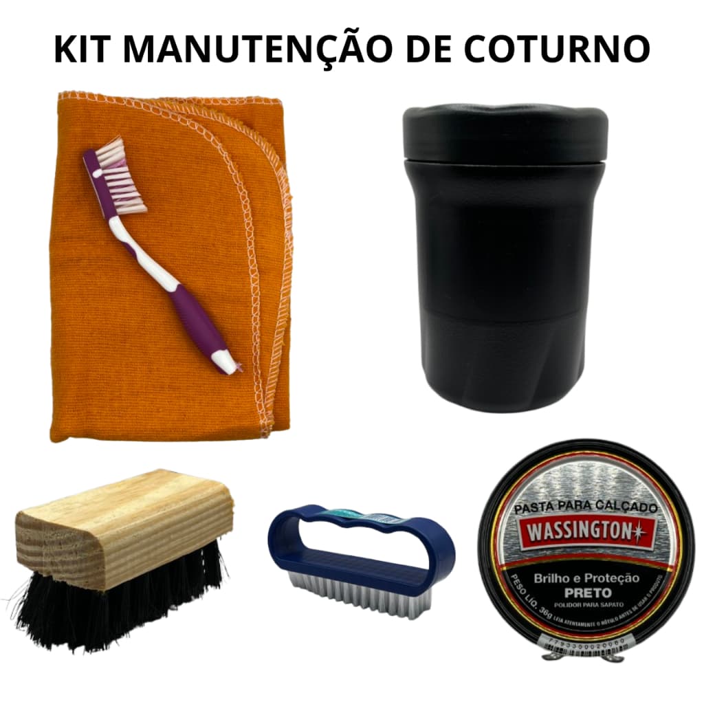 Kit Manutenção Coturno campo Manutenção de coturno PREMIUM com todos os ítens adicionais eb campo