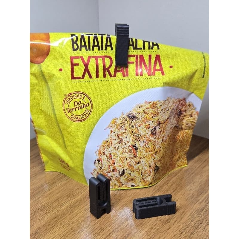 Prendedor de sacos e embalagens multiuso - Kit clip veda fácil para alimentos cozinha