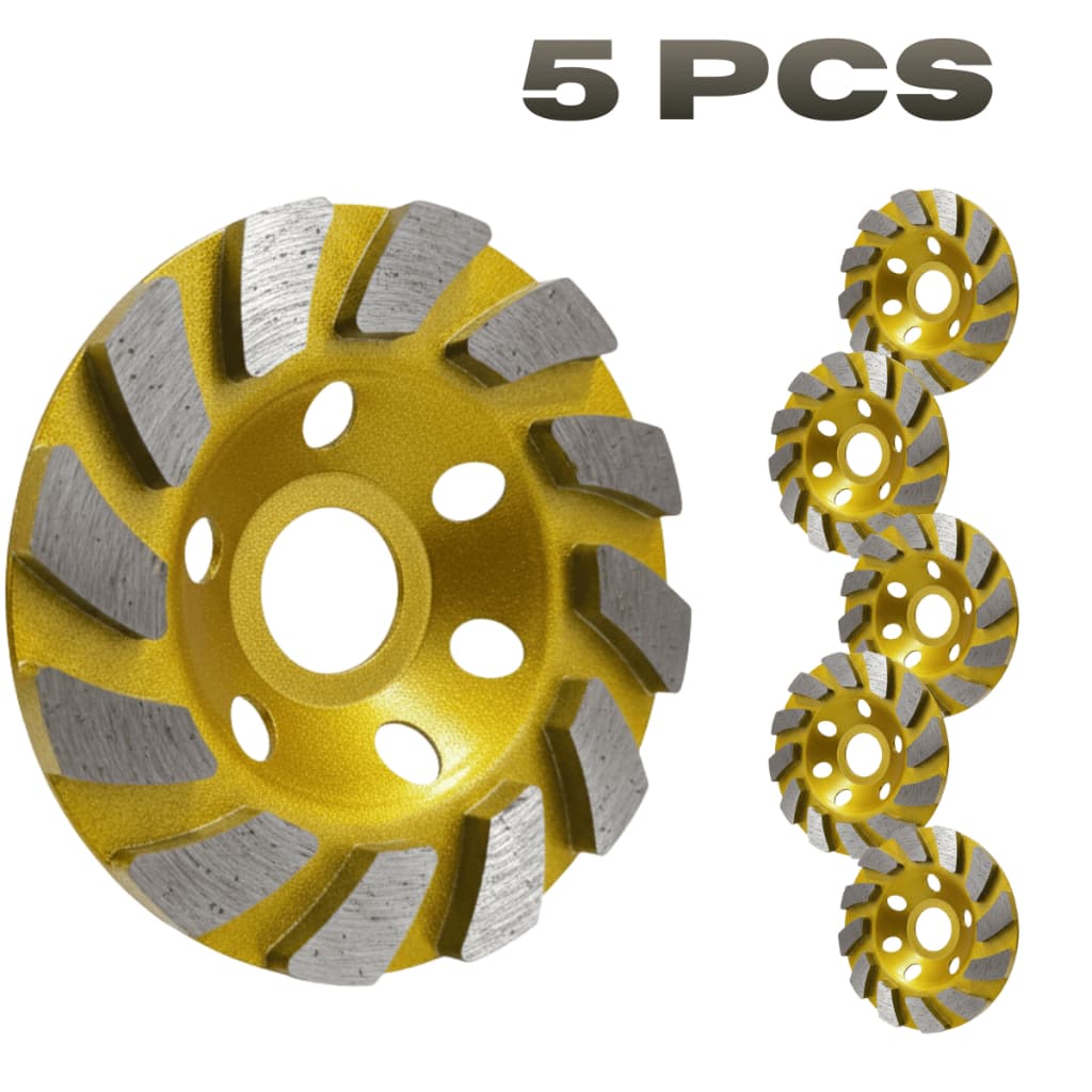 Disco De Desbaste Concreto Rebolo Diamantado Turbo Para Esmerilhadeira Marmore Granito Pedras 100mm
