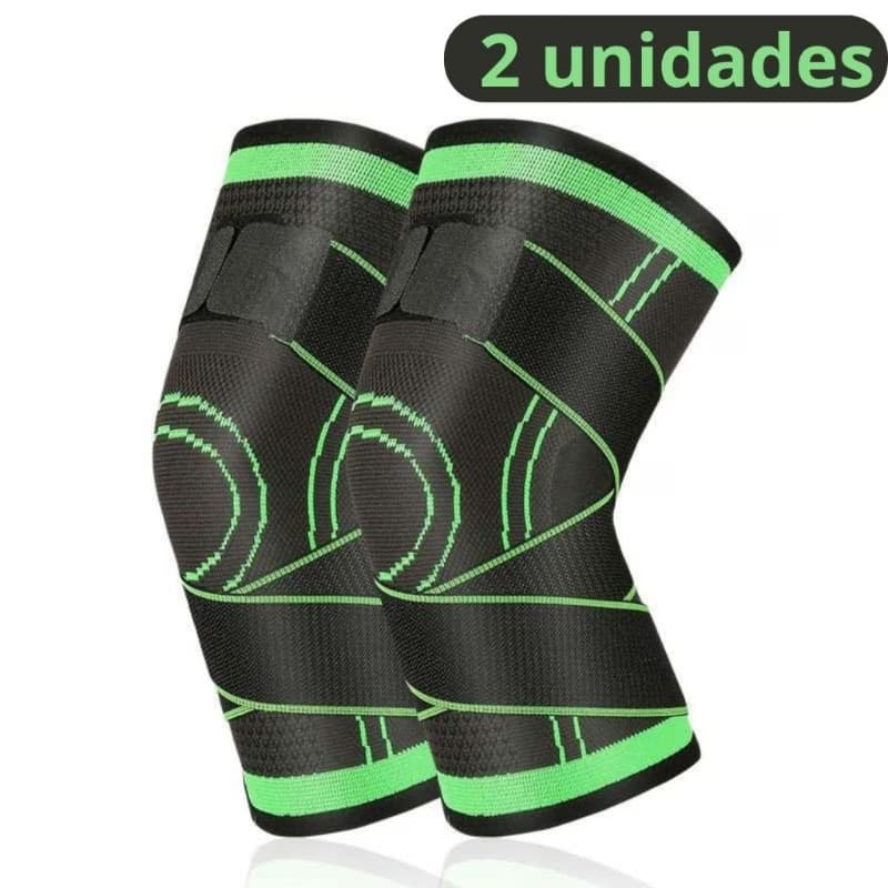 Kit 2 Joelheiras Ortopédicas Tensor de Compressão Profissional Unissex  Alto Desempenho Esportivo e Para Dor no Joelho