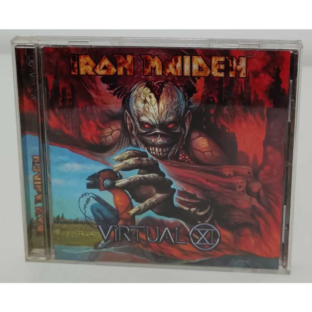 CD Iron Maiden - Virtual XI - Imp. EUA 1# Press (CMC Records)