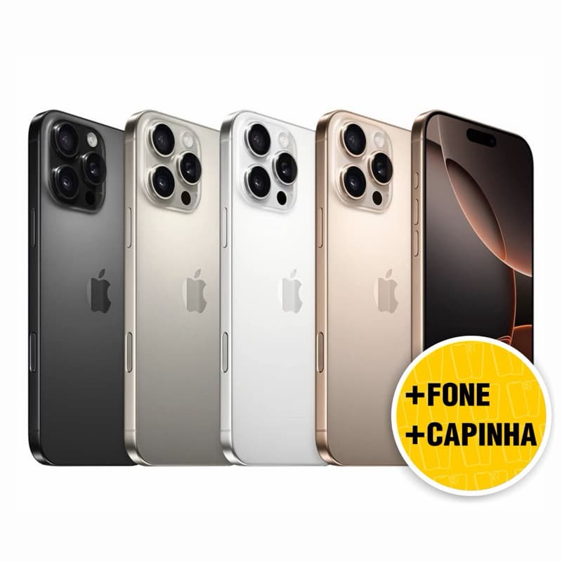 IPHONE 16 PRO E 16 PRO MAX ORIGINAL (VITRINE)