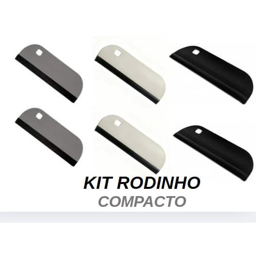 Kit  Rodo Rodinho Pia Compacto 17 cm