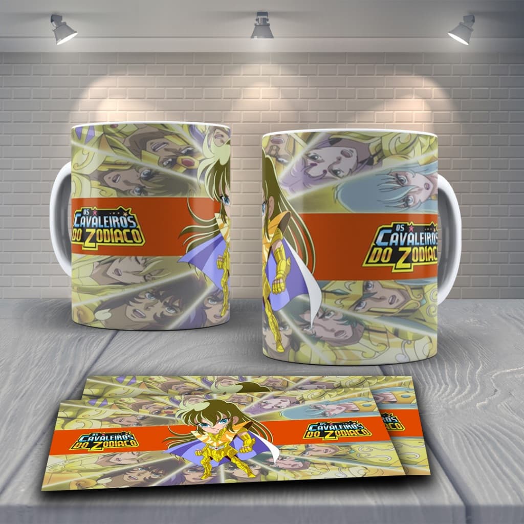 Caneca Dragon Ball Z /caneca de porcelana Cavaleiros do Zodíaco/presente criativo/Caneca Animes /Caneca Geek