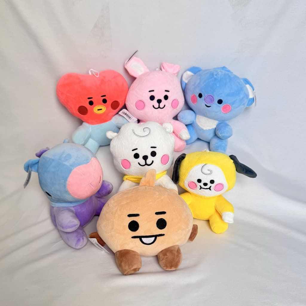 Pelúcia BT21 18 a 22cm Kpop BTS Colecionáveis