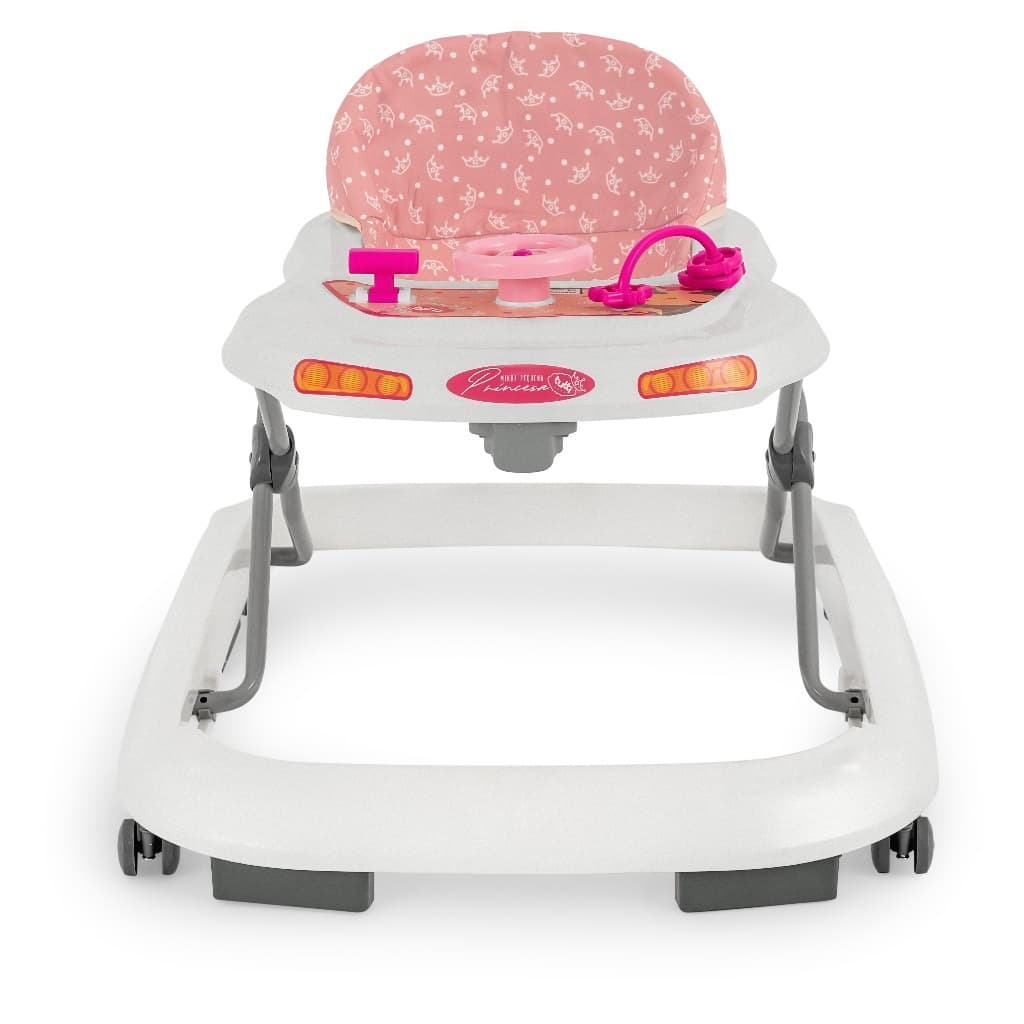 Andador Infantil Musical Tutti Baby - Princesa Rosa Coroa com Segurança e Diversão