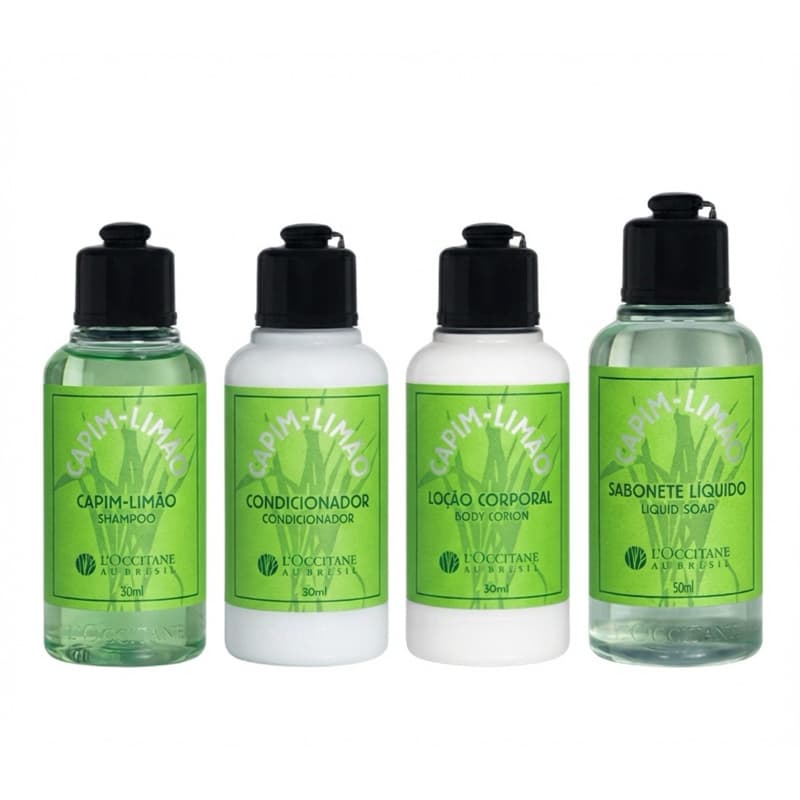 Kit minis capim-limão para viagem (04 itens) L’Occitane au Bresil