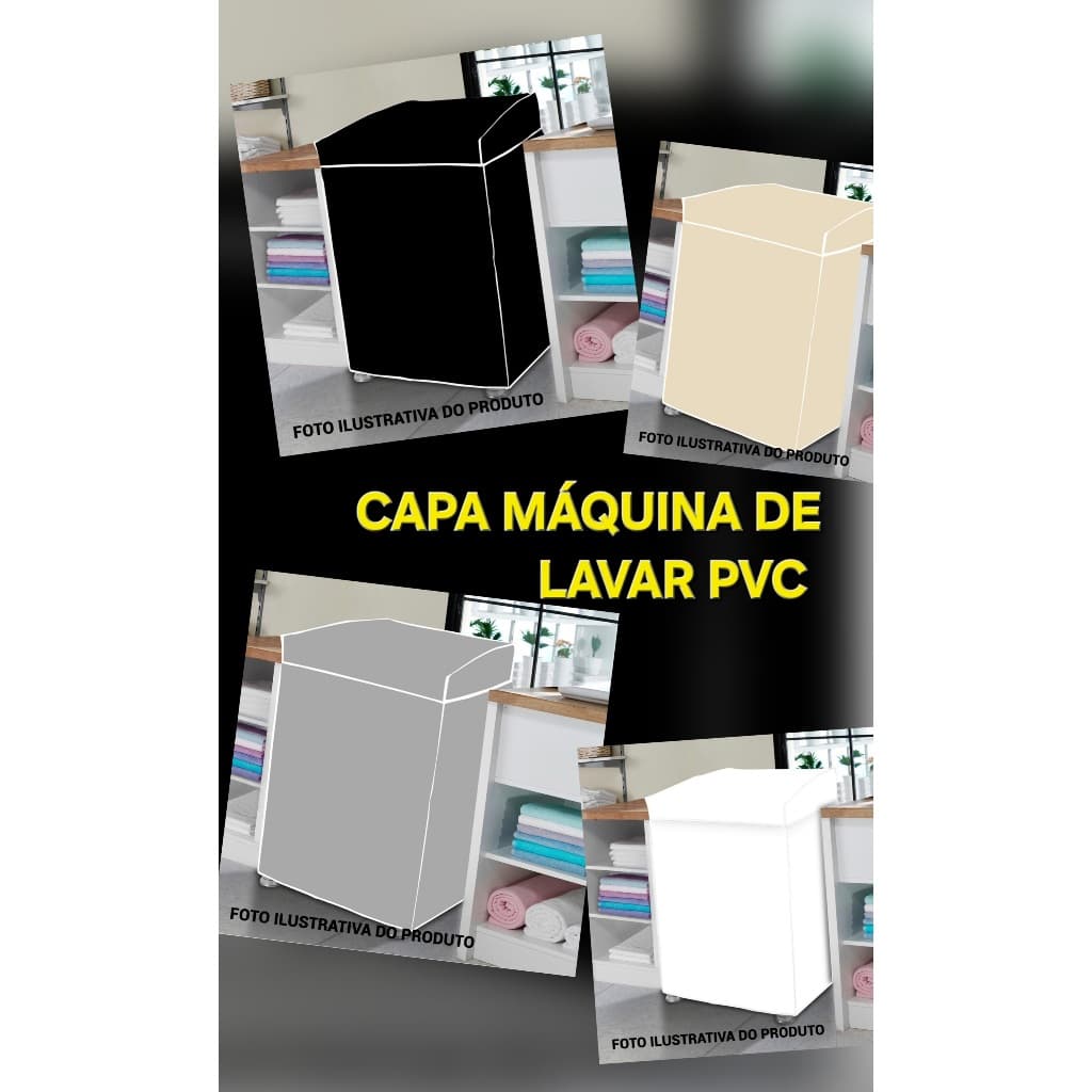 Capa para Máquina de Lavar em PVC – Proteção Total e Durabilidade