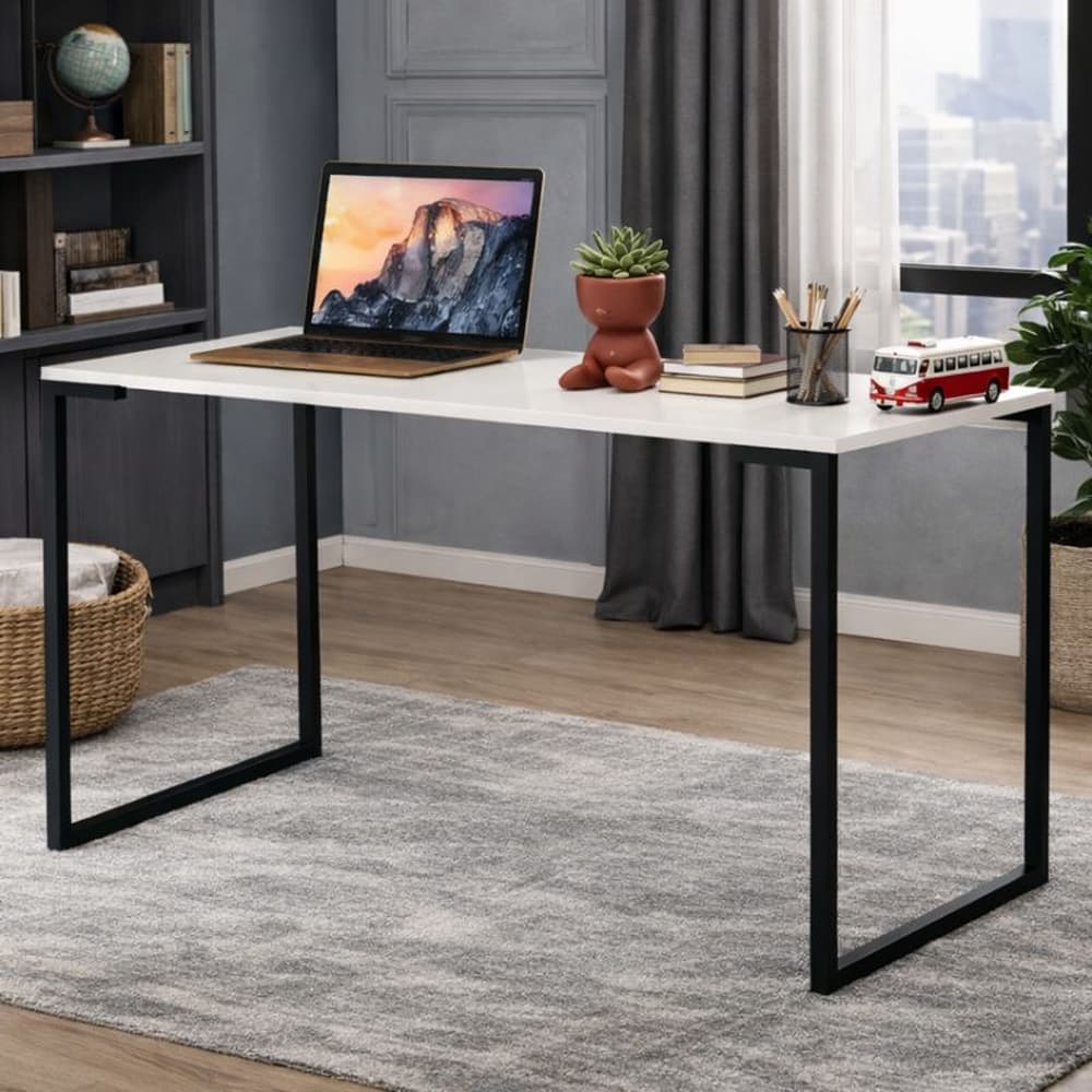 Mesa Escrivaninha 90cm Mesa Computador Cantinho Café Quarto Escritório Gamer Elegante Tampo