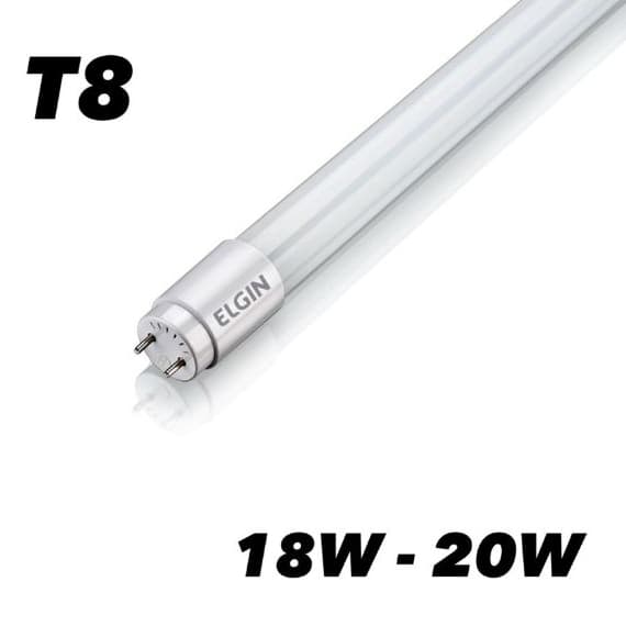 Lâmpada Fluorescente Tubular T8  18/20w - 6000k ELGIN