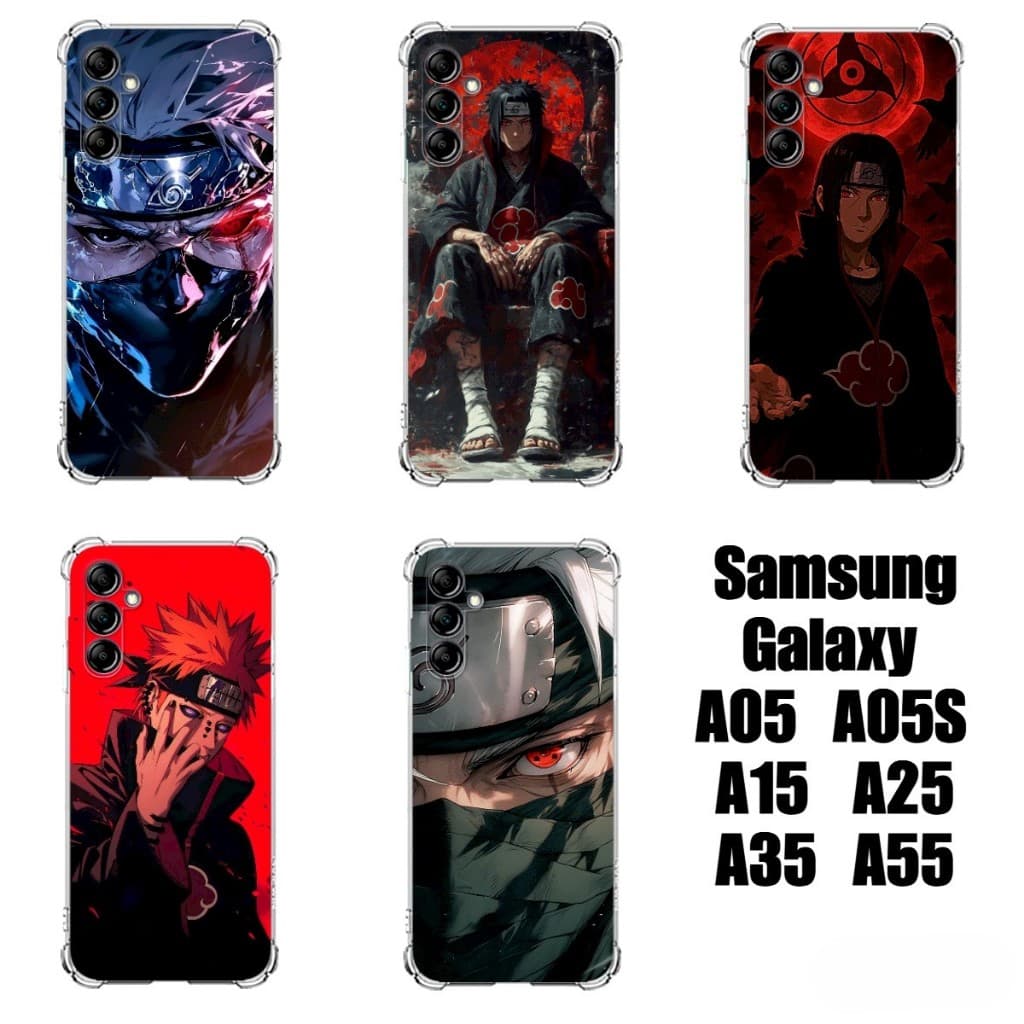 Capinhas Cases TPU Capas de Celular Samsung Galaxy A05 A05S A15 A25 A35 A55 Animes Anime Naruto
