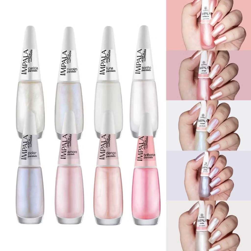 Esmaltes Impala Perolados – Kits Variados | Brilho Elegante e Acabamento Perolado