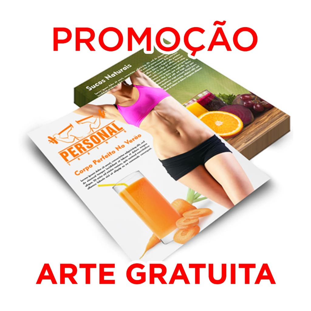 Panfletos e folhetos personalizados 10x14cm couche 90g / arte gratuita e envio rápido