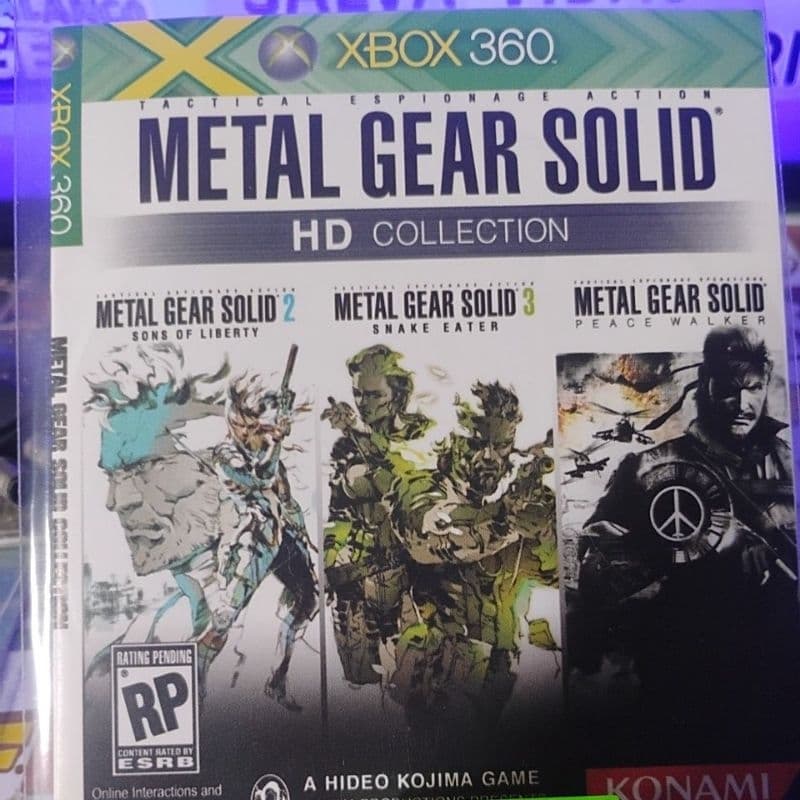 jogo Metal Gear solid-Collection Xbox360 Desbloqueado LTU 3.0