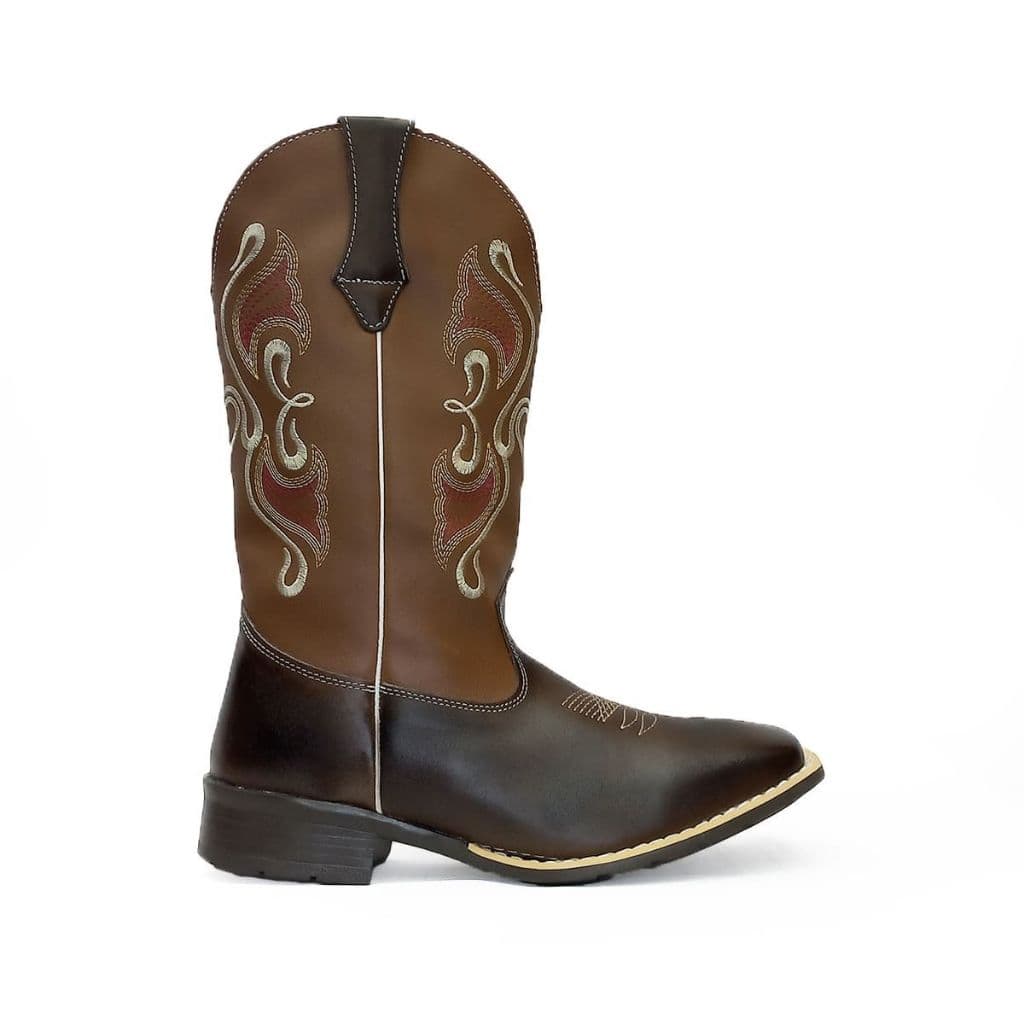 Bota Texana Feminina Appaloosa Kapell em Couro Legítimo Country Adulto