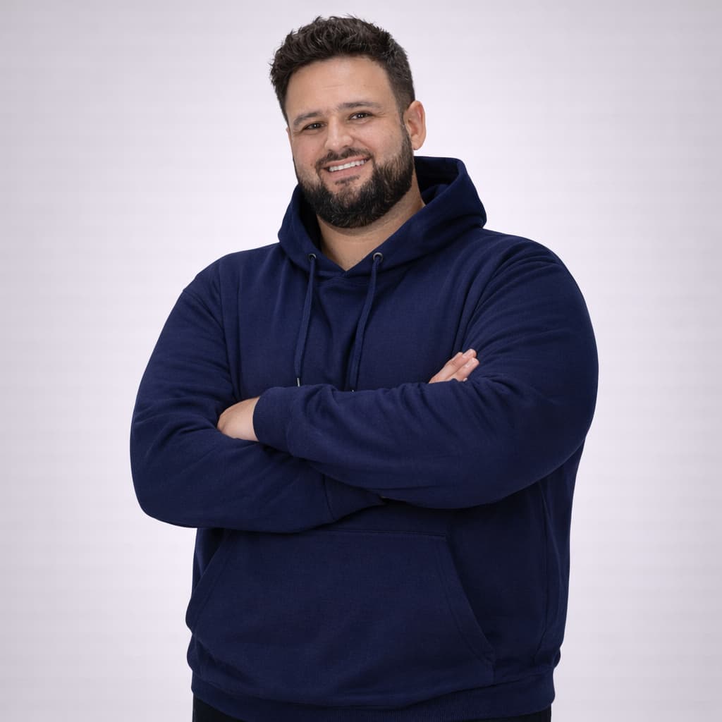 Moletom Plus Size Flanelado Canguru com Bolso e Capuz Liso Masculino Feminino Algodão Peluciado