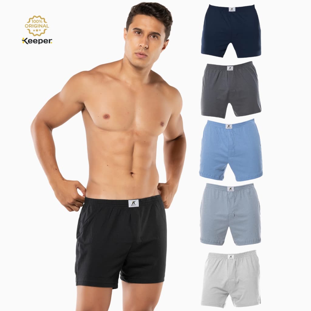 Kit 3 Cuecas Samba Canção Masculina com Abertura - Keeper