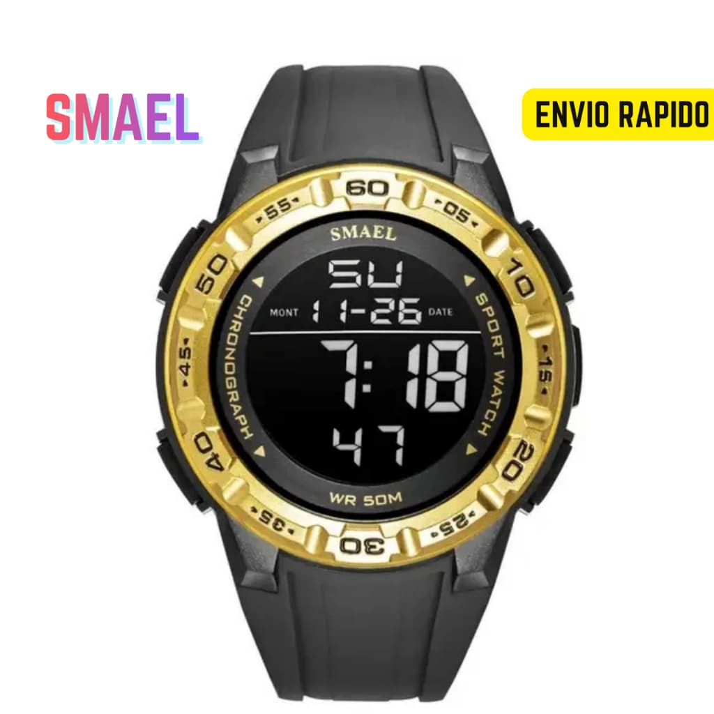 SMAEL 1508 à Prova D'Água Relógio Masculino Esporte Casual LED Digital Original