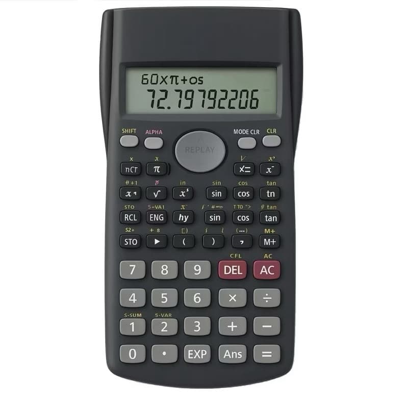 Calculadora Científica Multifuncional Visor Operações Matemáticas Avançadas Funções Trigonométricas