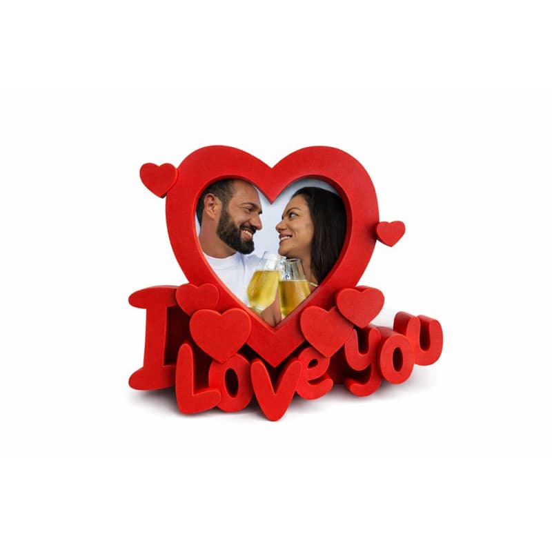 Porta Retrato Decorativo I Love You M3D005 Presente Romântico Dia dos Namorados Aniversário
