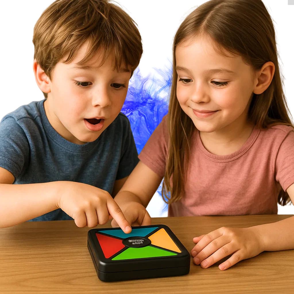 Jogo Educativo Memoria Infantil Luzes Sons Brinquedo Criança Presente Aperta Dado Jogo