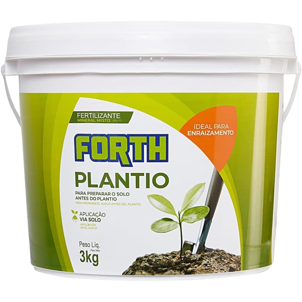 Kit Adubo Fertilizante Forth Plantio Balde Preparo para Solo 3kg ou 400g