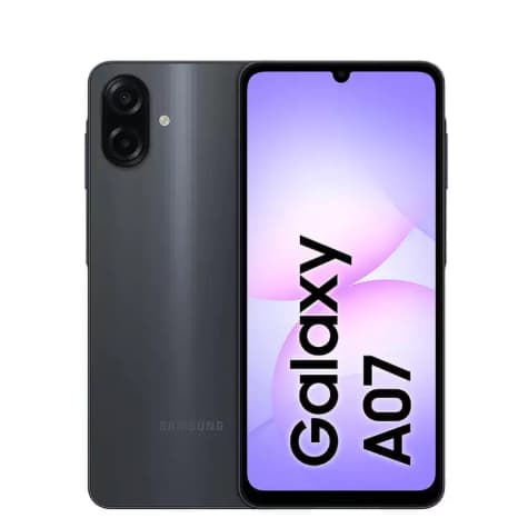 Celular Samsung Galaxy A07 256GB, 8GB, Câmera 50MP, Tela 6.7", Proteção IP54, Processador 6nm