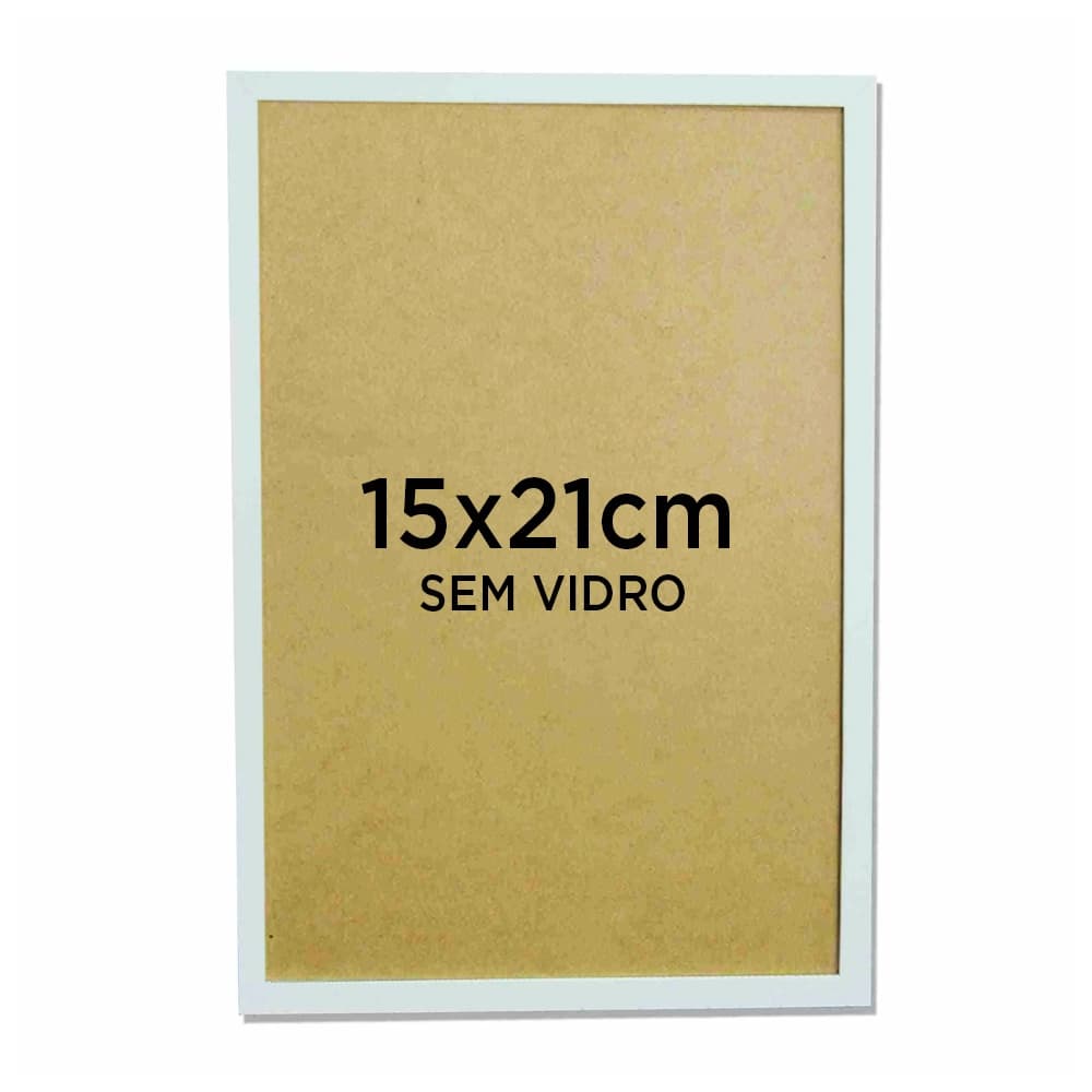 Moldura Para Quadro Decorativo A5 15x21cm Sem Vidro - Várias Cores