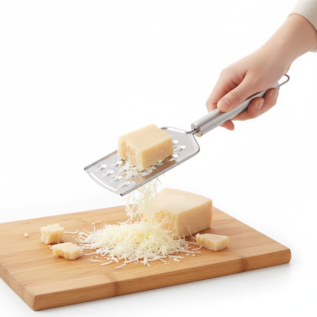 Ralador De Inox 25cm Grosso Queijos Legumes Cozinha Multiuso