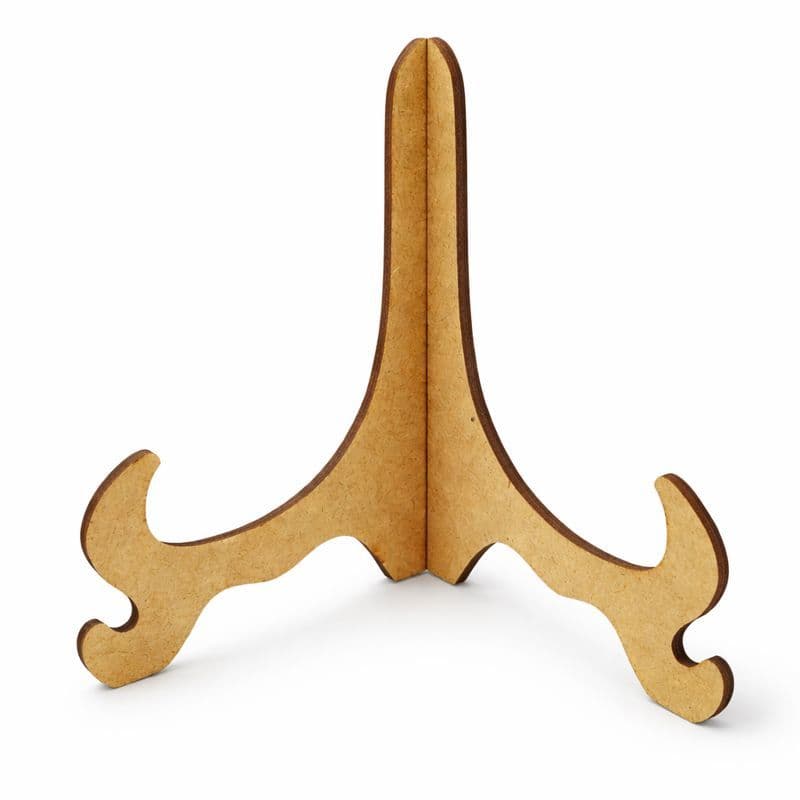 kit 5 Unidades de Suporte de prato, quadro e azulejo, bordado em MDF 3 mm