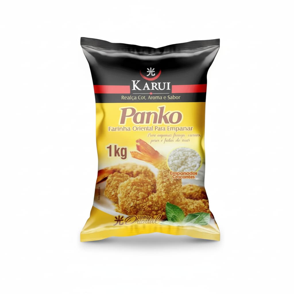 Farinha Panko Oriental Para Empanar Crocante Karui 1KG