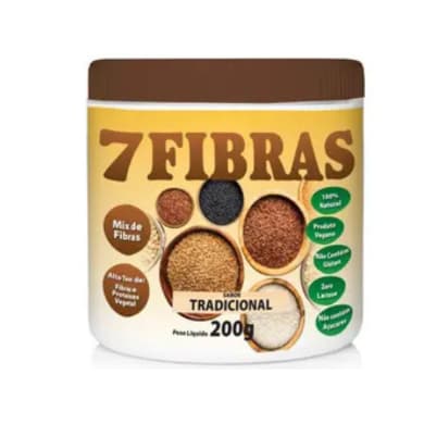 7 Fibras - Regulador Intestinal Sem Glúten 200gr- Sabores