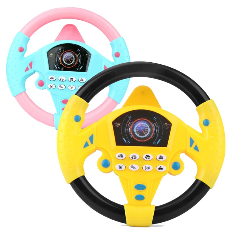 Kit Brinquedo Volante Musical Infantil Interativo Educativo Com Sons Para Crianças