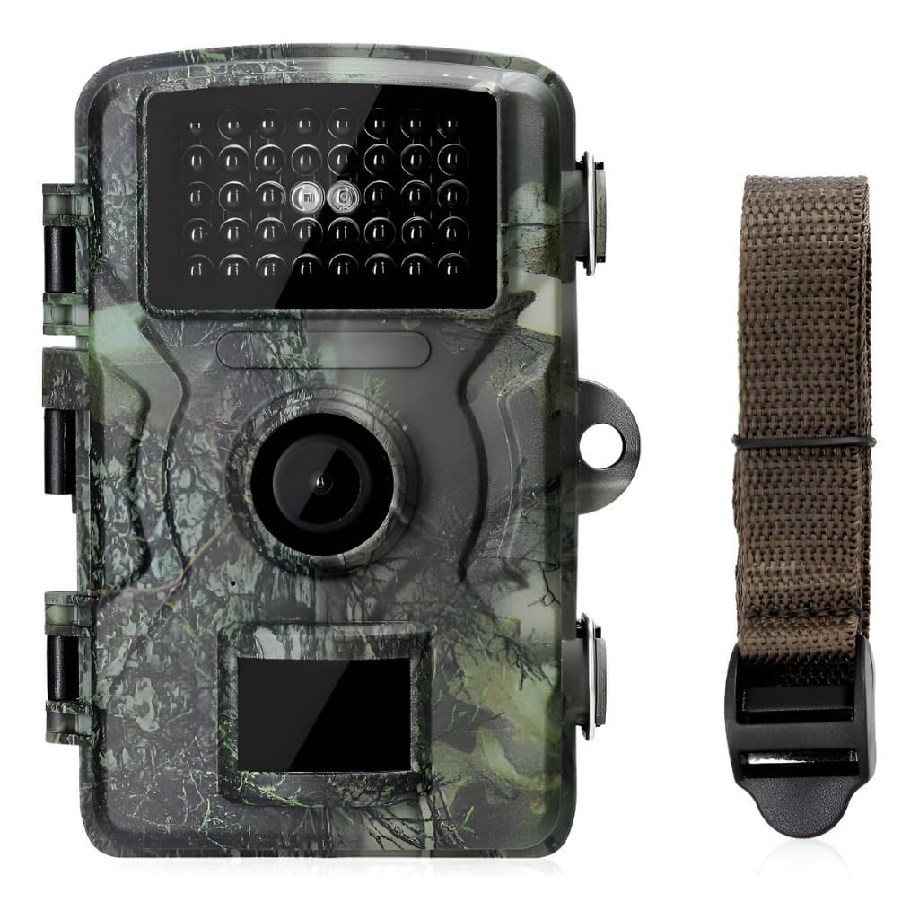 Câmera de Caça Trilha Visão Noturna Full HD Selvagem 16MP Ir Trail Cam Sensor Movimento Segurança Fazenda