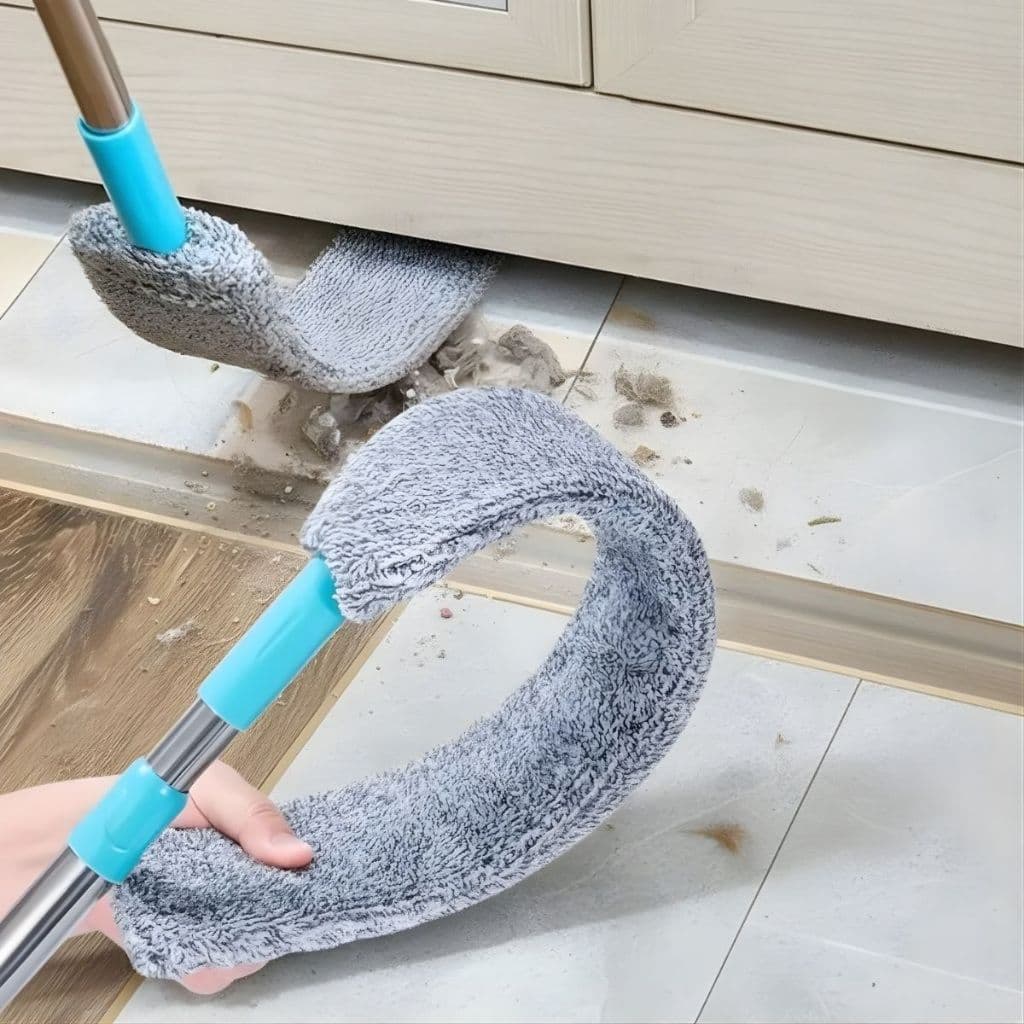 Espanador Retrátil Cabo Longo até 150cm Teto Cantos Altos Ventiladores Armários e Lugares Difíceis
