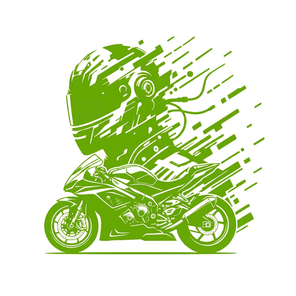 Adesivo Impresso em UV Motociclista Brilhante Várias Cores Resistente Alto Relevo