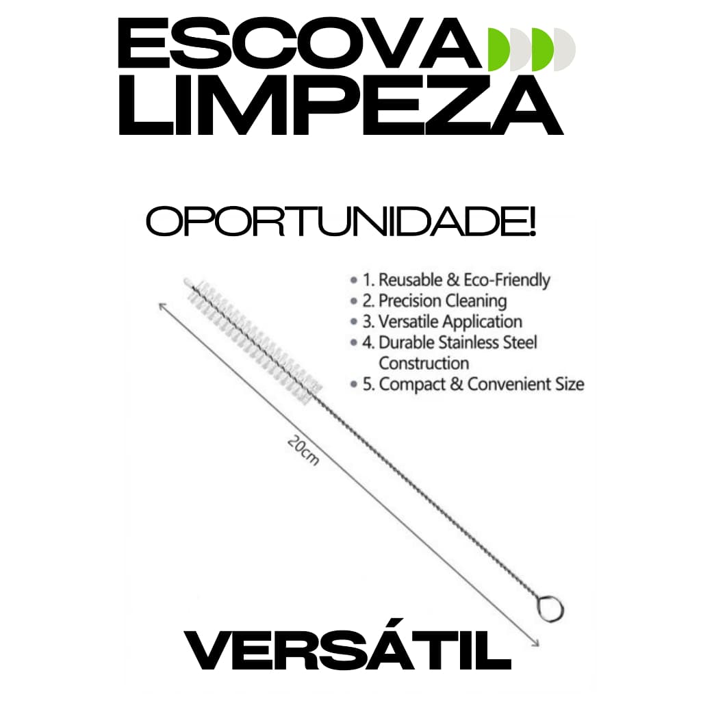 🧽✨ Escova para limpeza Garrafas Kit 2 Unidades 🧴 Limpeza Profunda Cerdas Macias Higienizacao Sem Danos 🚀