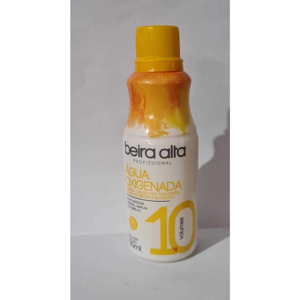 Água Oxigenada 10 Volumes – 90/450/900ml - Ideal para Colorações e Tratamentos Capilares
