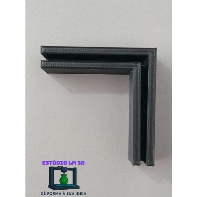 Cantoneira em L 6mm ideal para união de placas em MDF para estúdio fotográfico - Escolha quantidade