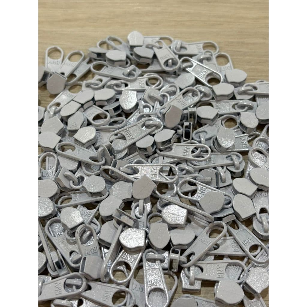 Cursor 50 Unidades Número 5 Branco, Para Zíper Nylon , BNY