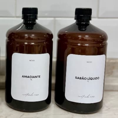 Frasco Ambar Com Válvula Pump Borrifador 500ml 250ml 1 litro