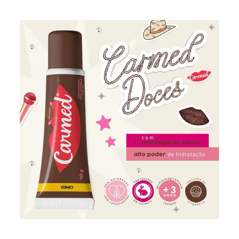 Hidratante Labial Carmed- Bisnaga 10g