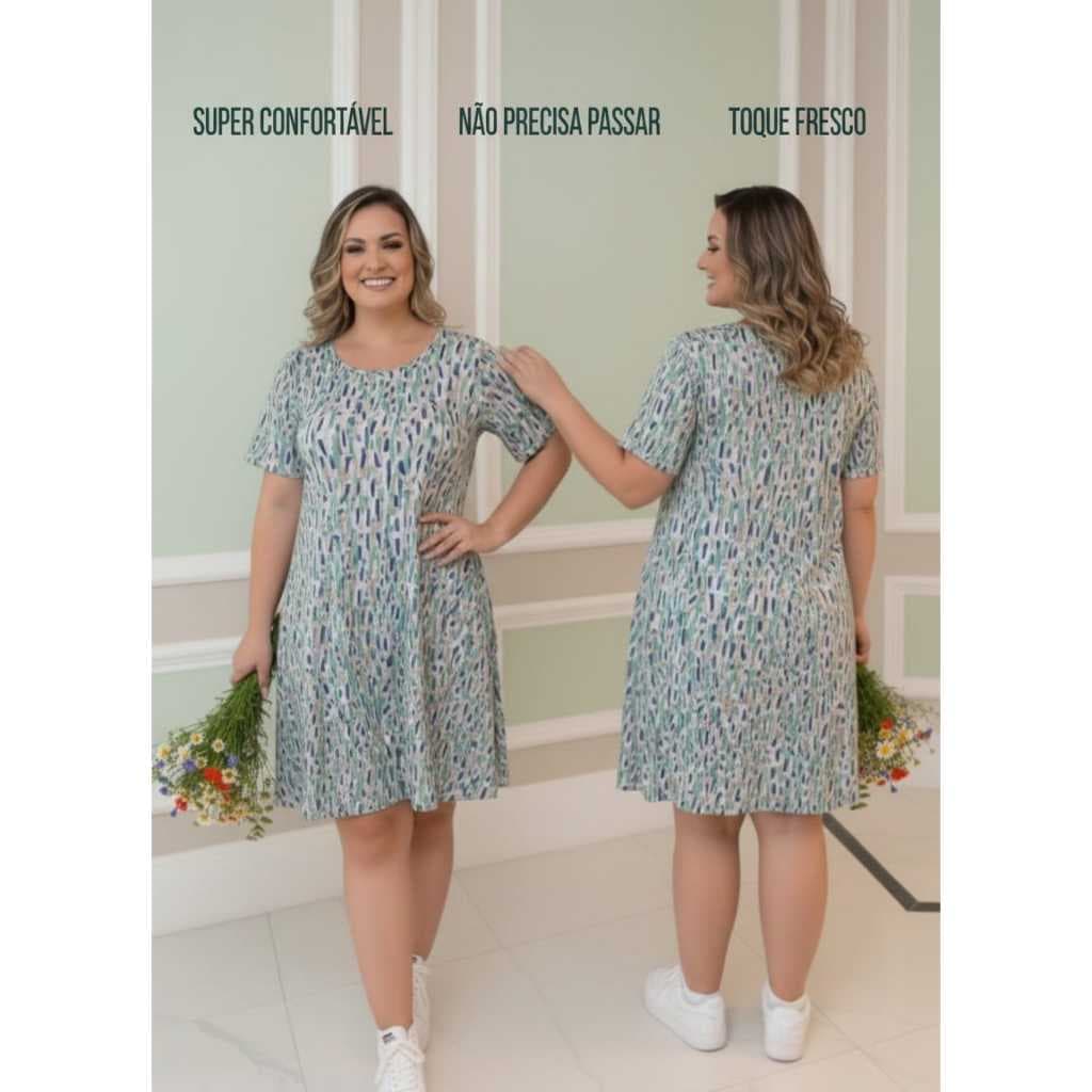 vestido feminino plus size, vestido malha fria plus size, vestido confortável ,look de natal