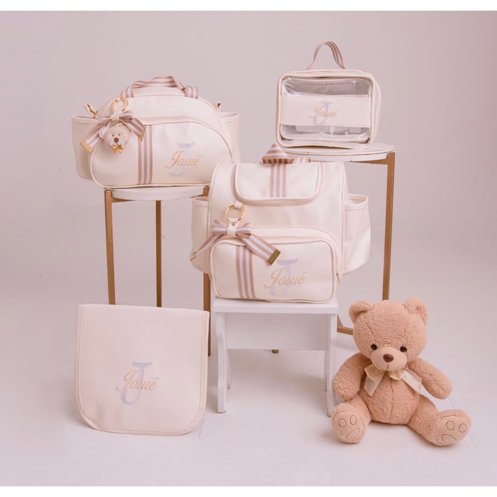 Bolsa Maternidade Personalizada Térmica Impermeável Coleção Serenite