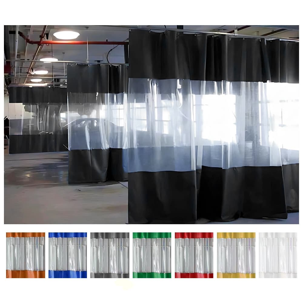 Cortina Industrial Cabine de Pintura e Solda 4x3 M – Isolamento com Alta Durabilidade e Segurança Industrial