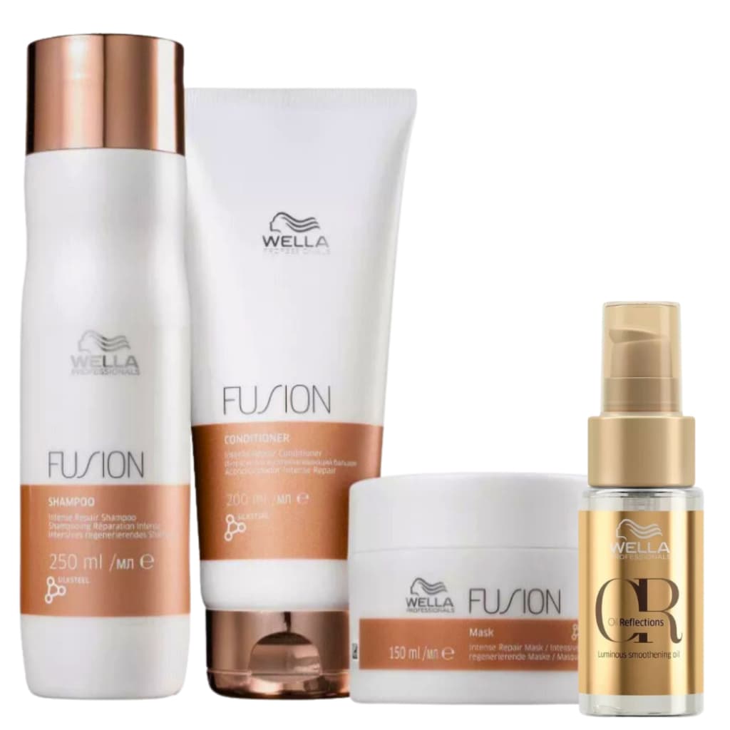 Kit Wella Pro Fusion Sh250+cd200+masc150+oil30