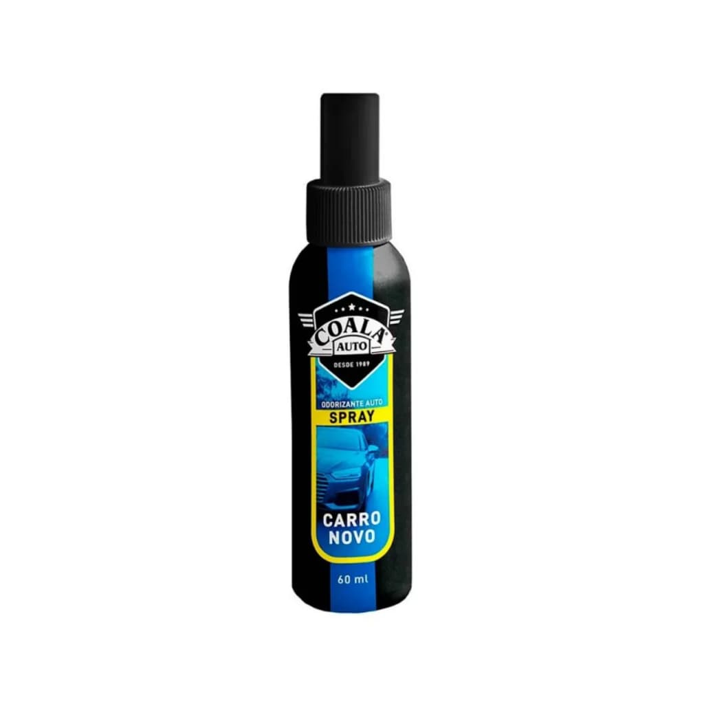 Kit com 4 Aromatizador Spray Coala Auto 60ml Carro Novo